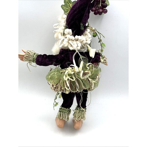 Mark Roberts Winking Wine Maker Fairy Elf 12 Inches Tall - Picture 4 of 11